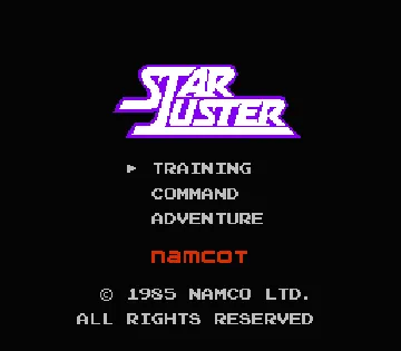 Star Luster (Japan) (Namco Anthology 1) screen shot title